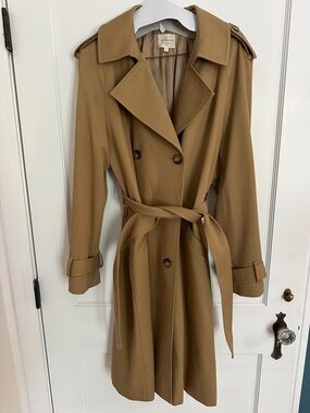 Sezane Camel Trench Coat